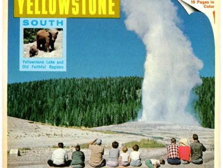 Yellowstone National Park - South - View-Master 3 Reel Packet - 1960s views - vintage -(PKT-A306-G1A) Online Sale