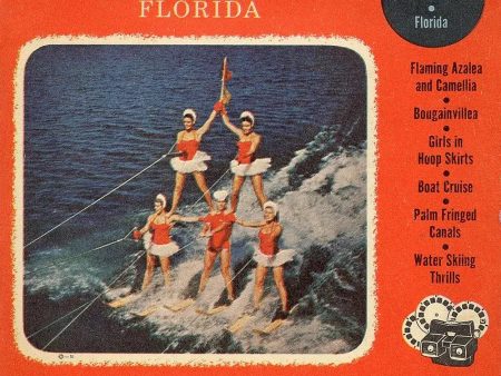 ViewMaster - Cypress Garden Florida - Vintage Classic - 3 Reel Packet - 1950s views Online