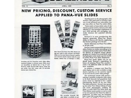 View-Master Dealerscope -April, 1960 Supply