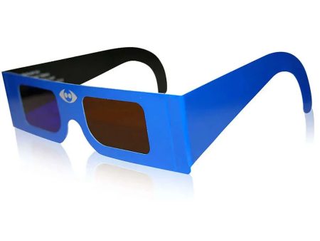 Amber Blue - ColorCode 3D Anaglyph Glasses - Blue Cardboard - NEW Hot on Sale