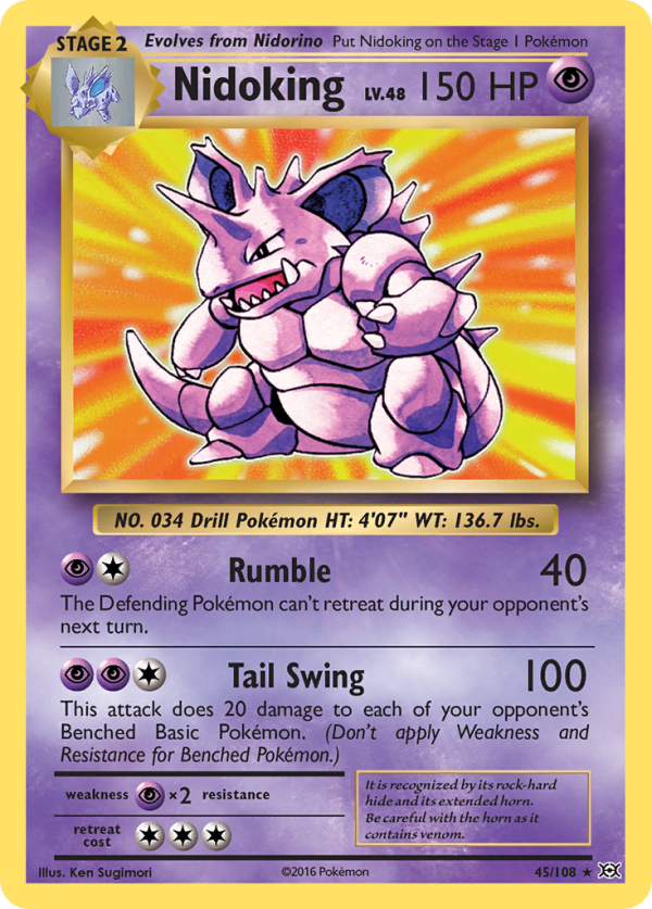 Nidoking (45 108) [XY: Evolutions] Online Hot Sale