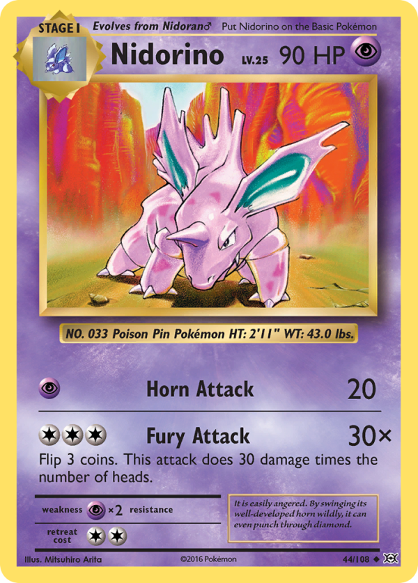 Nidorino (44 108) [XY: Evolutions] Online