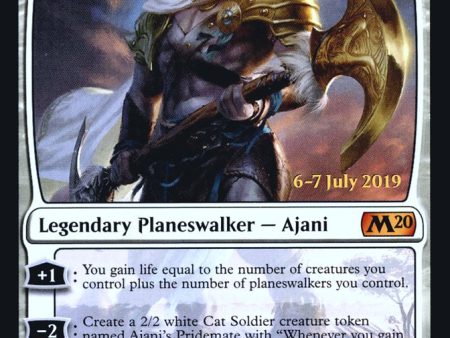 Ajani, Strength of the Pride [Core Set 2020 Prerelease Promos] Hot on Sale