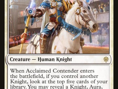 Acclaimed Contender (Promo Pack) [Throne of Eldraine Promos] Cheap