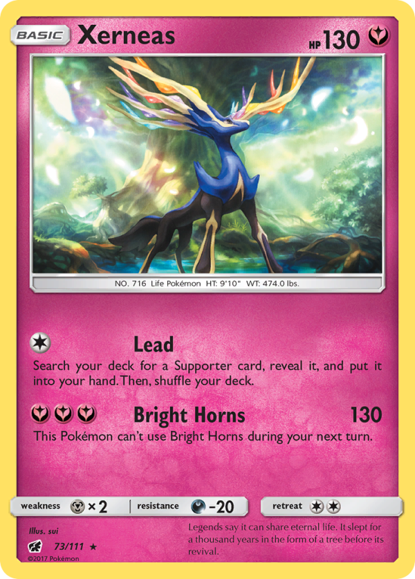 Xerneas (73 111) [Sun & Moon: Crimson Invasion] on Sale