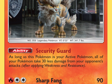 Arcanine (6 18) [Sun & Moon: Detective Pikachu] Fashion