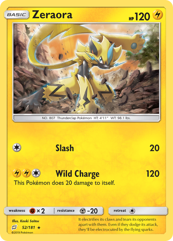 Zeraora (52 181) [Sun & Moon: Team Up] Online