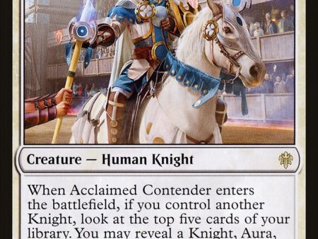 Acclaimed Contender [Throne of Eldraine] For Cheap