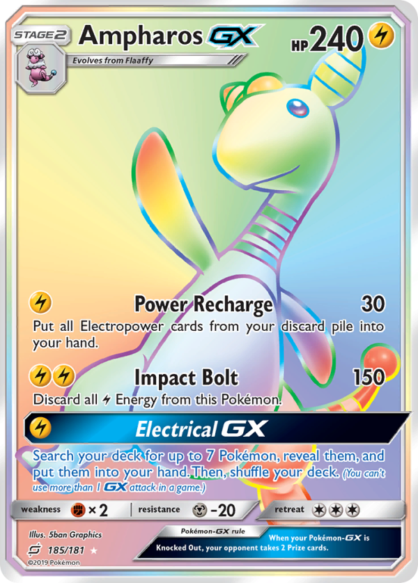 Ampharos GX (185 181) [Sun & Moon: Team Up] For Discount