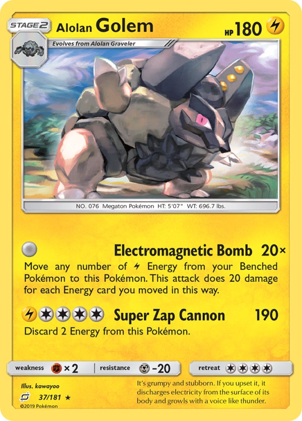 Alolan Golem (37 181) [Sun & Moon: Team Up] For Cheap