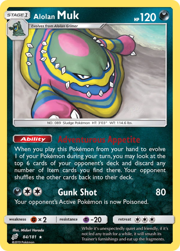 Alolan Muk (84 181) [Sun & Moon: Team Up] Hot on Sale