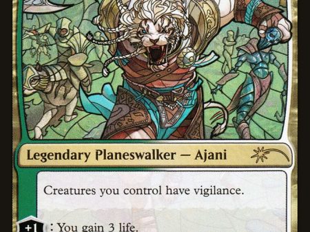 Ajani, the Greathearted (Stained Glass) [Secret Lair Drop Promos] Hot on Sale