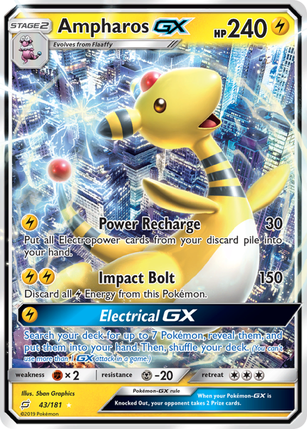 Ampharos GX (43 181) [Sun & Moon: Team Up] Discount