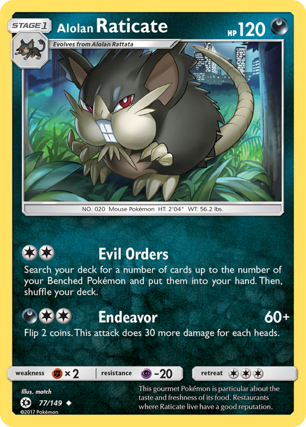 Alolan Raticate (77 149) [Sun & Moon: Base Set] Hot on Sale